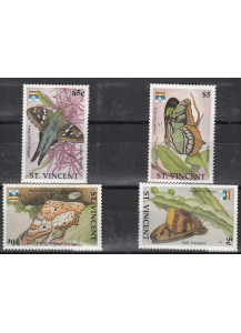 St. VINCENT 1992 francobolli serie completa nuova Yvert e Tellier 1551-4